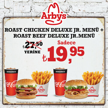 Arby’s® İndirim Kuponu