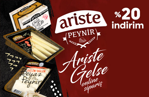 aristegelse.com %20 İndirim Kuponu